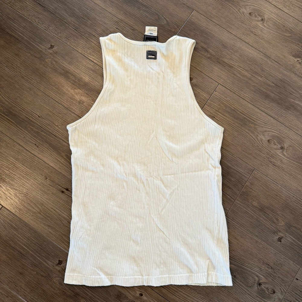 Versace Jeans Couture Vintage Y2K Ribbed Tank